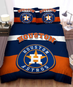 Houston Astros Bedding Set (duvet Cover & Pillow Cases)