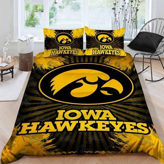 Iowa Hawkeyes B110953 Bedding Set Sleepy Halloween And Christmas Sale