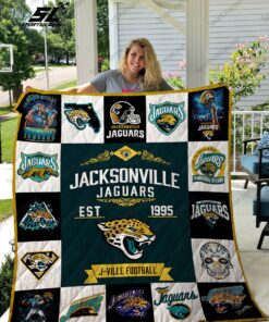 Jacksonville Jaguars Quilt Blanket Ver 17