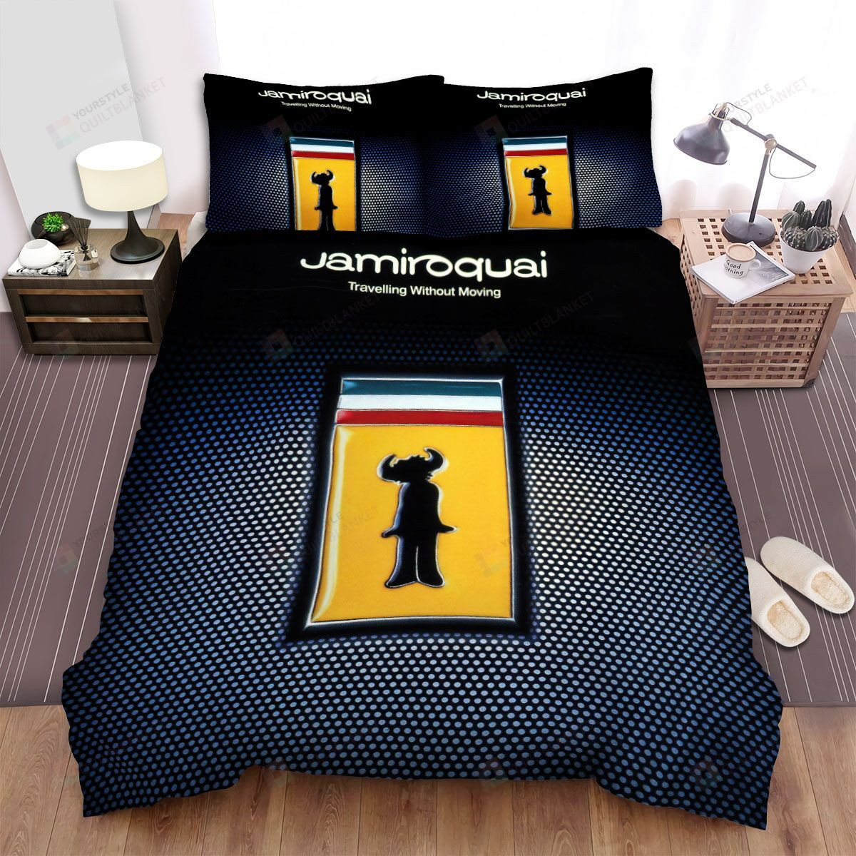 Jamiroquai Band Travelling Without Moving Album Cover Bed Sheets Spread Comforter Duvet Cover Bedding Sets