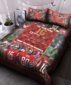 Joe Montana San Francisco 49ers Bedding Set