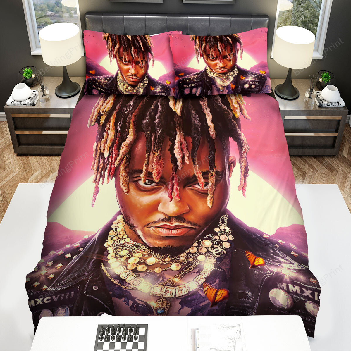 Juice Wrld Legends Never Die Album Art Cover Bed Sheets Spread Duvet Cover Bedding Sets