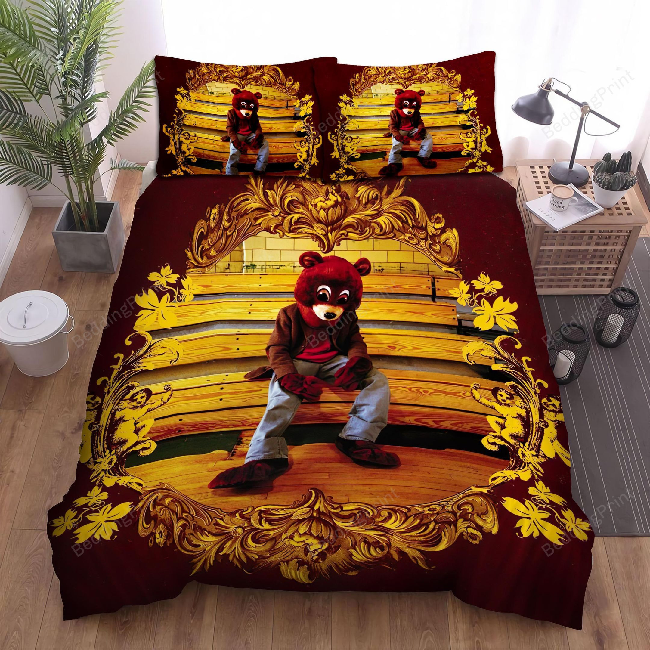 Kanye West College Dropout Album Cover Bed Sheets Duvet Cover Bedding Sets