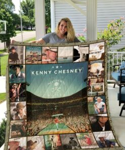Kenny Chesney Live In No Shoes Nation Quilt Blanket All Season Plus Size Quilt Blanket