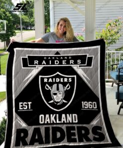 Las Vegas Raiders Quilt Blanket 03