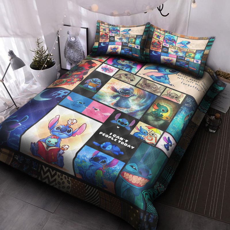 Lilo And Stitch Ohana Means Family Bedding Set