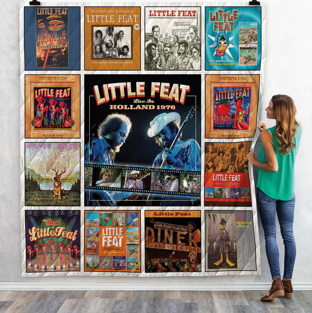Little Feat Compilations Albums Quilt Blanket For Fans Ver 13