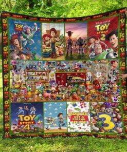 Ll 8211 All Characters Toy Story Quilt Blanket