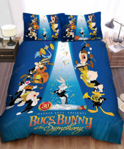 Looney Tunes Bugs Bunny At The Symphony Bed Sheets Duvet Cover Bedding Sets