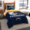 Los Angeles Chargers Bedding Set (duvet Cover & Pillow Cases)