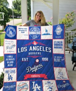 Los Angeles Dodgers Custom Quilt Blanket
