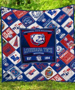 Louisiana Tech Bulldogs Quilt Blanket