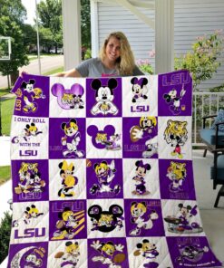 Lsu Mickey Quilt Blanket
