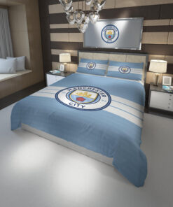 Manchester City Fc Football Club Bedding Set Duvet Cover