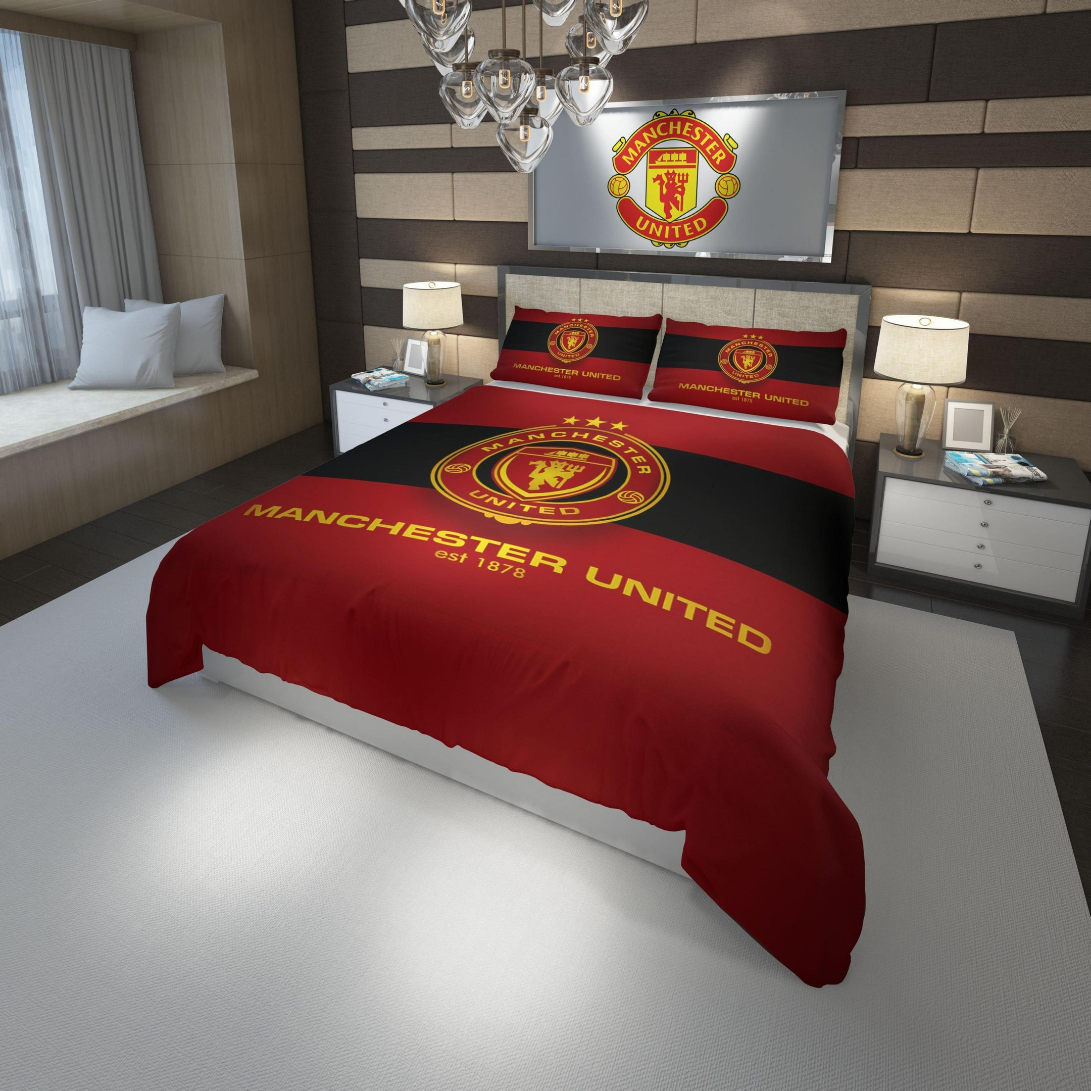 Manchester United Fc Football Club #4 Duvet Cover Beddingset