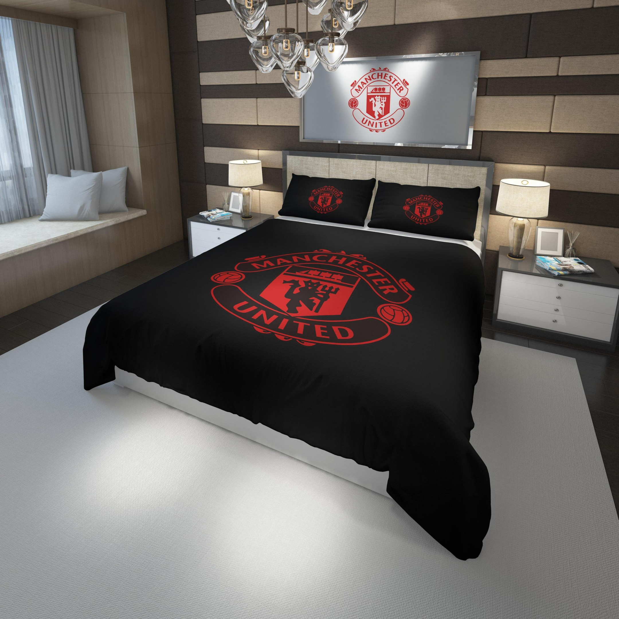 Manchester United Fc Football Club Bedding Set#1 Duvet Cover