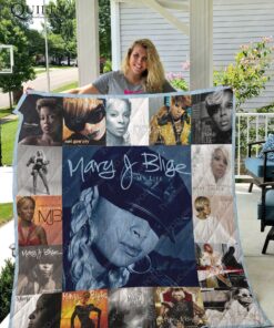Mary J Blige Albums Quilt Blanket For Fans Ver 17