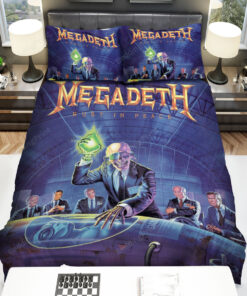 Megadeth Rust In Peace Cover Bed Sheets Spread Duvet Cover Bedding Sets