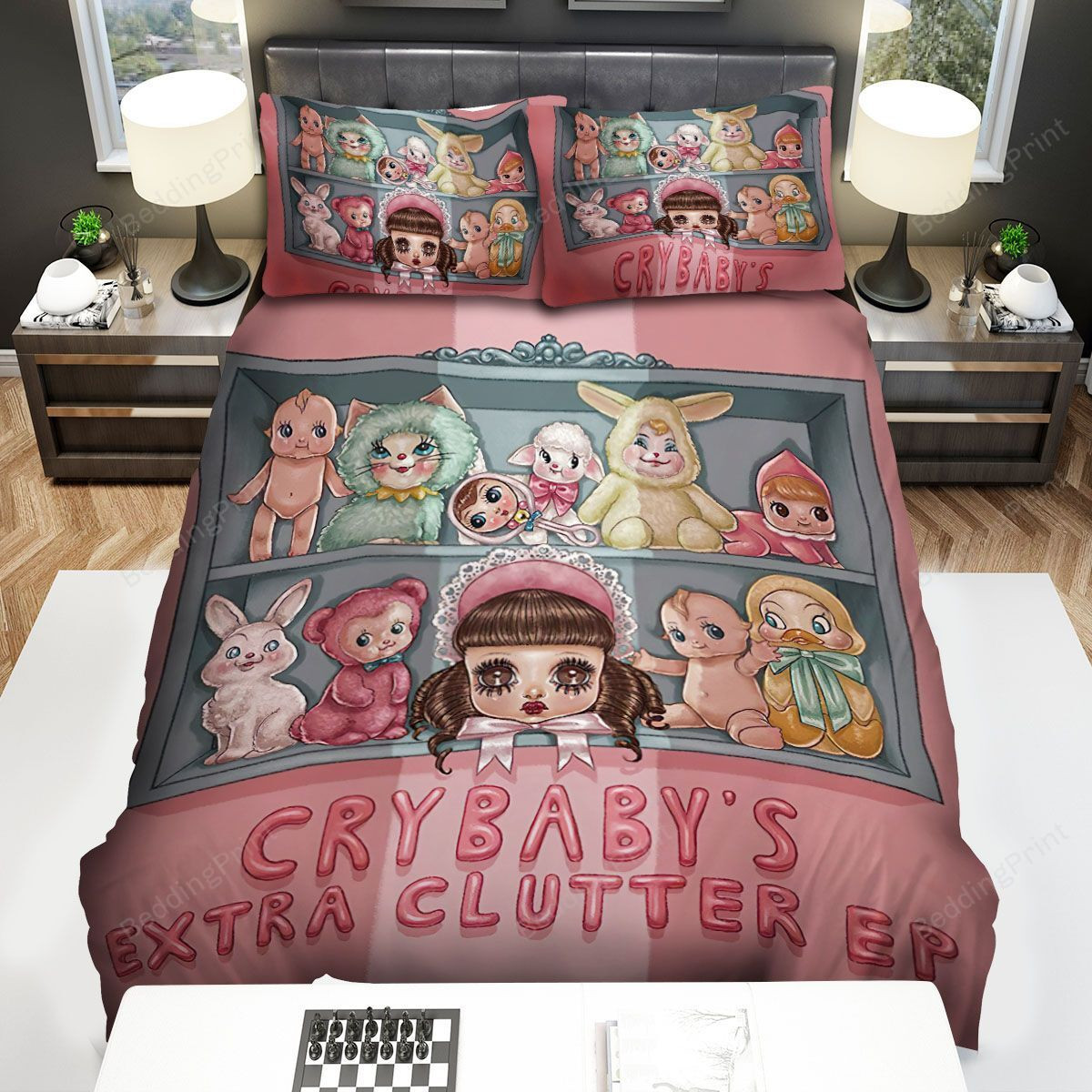 Melanie Martinez Cry Baby Extra Clutter Ep Album Cover Bed Sheets Duvet Cover Bedding Sets