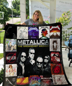 Metallica Albums Cover Poster Quilt Blanket Ver 2