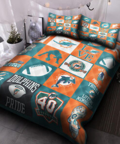 Miami Dolphins Bedding Set