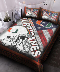 Miami Hurricanes V2 Bedding Set