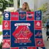 Mlb 8211 Atlanta Braves Quilt Blanket