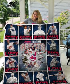 Mlb 8211 Cleveland Indians Quilt Blanket