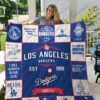 Mlb 8211 Los Angeles Dodgers Quilt Blanket