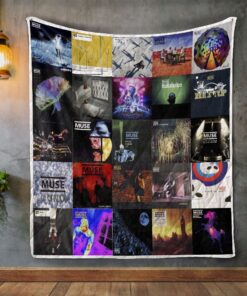 Muse Album Covers Quilt Blanket