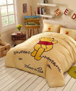 Navajowhite Color Winnie Pooh Bedding Set Duvet Cover Setbedroom Set Bedlinen Dup