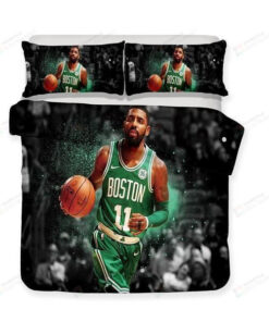 Nba Boston Celtics Kyrie Irving Theme Duvet Cover Bedding Set