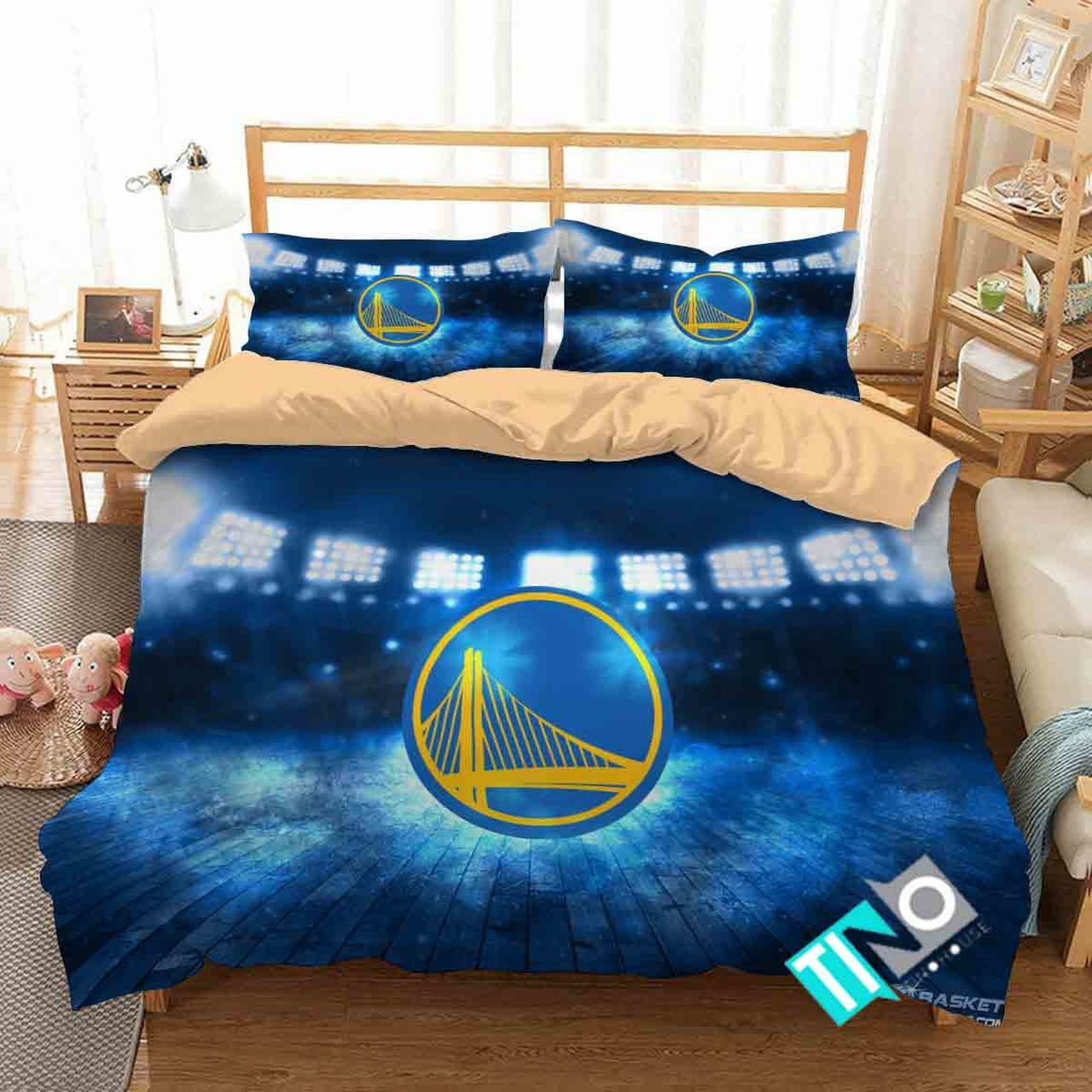 Nba Golden State Warriors 1 Logo 3d Duvet Cover Bedding Sets