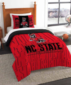 Nc State Wolfpack Bedding Set (duvet Cover & Pillow Cases)