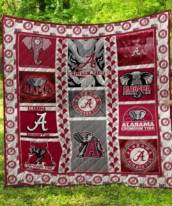 Ncaa Alabama Crimson Tide Quilt Blanket 733