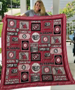Ncaa Alabama Crimson Tide Quilt Blanket 735