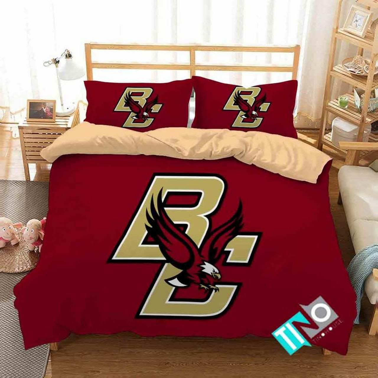Ncaa Boston College Eagles 1 Logo N 3d Duvet Cover Bedding Sets