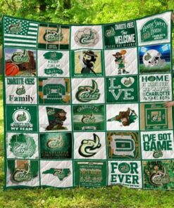 Ncaa Charlotte 49ers Quilt Blanket 1293