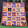 Ncaa Clemson Tigers Quilt Blanket 11