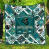 Ncaa Coastal Carolina Chanticleers Quilt Blanket 1469