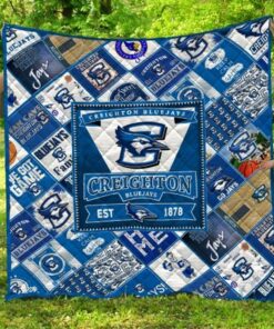 Ncaa Creighton Bluejays Quilt Blanket 1192