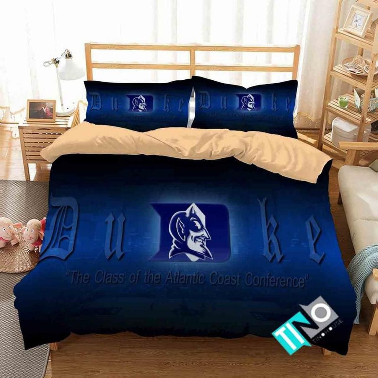 Ncaa Duke Blue Devils 4 Duvet Cover Bedding Sets
