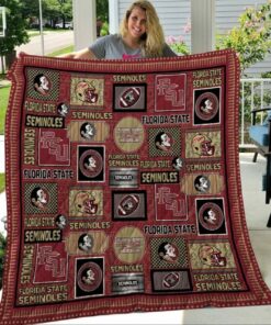 Ncaa Florida State Seminoles Quilt Blanket 77