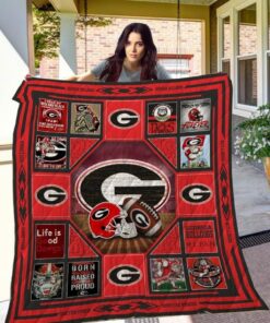 Ncaa Georgia Bulldogs Quilt Blanket 865