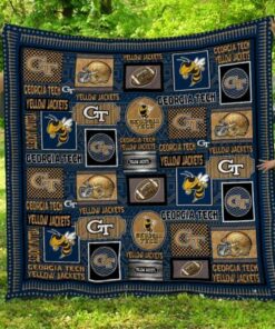 Ncaa Georgia Tech Yellow Jackets Quilt Blanket 87
