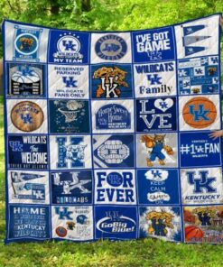 Ncaa Kentucky Wildcats Quilt Blanket 888