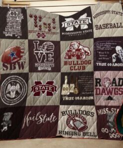 Ncaa Mississippi State Bulldogs Quilt Blanket 949