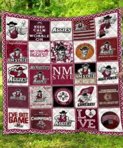 Ncaa New Mexico State Aggies Quilt Blanket 1495