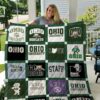 Ncaa Ohio Bobcats Quilt Blanket 1365