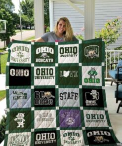 Ncaa Ohio Bobcats Quilt Blanket 1365